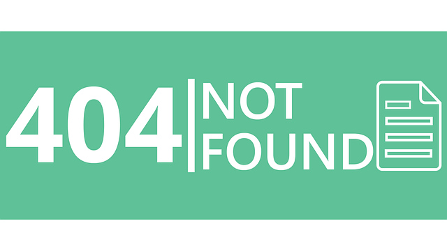 404 not found error